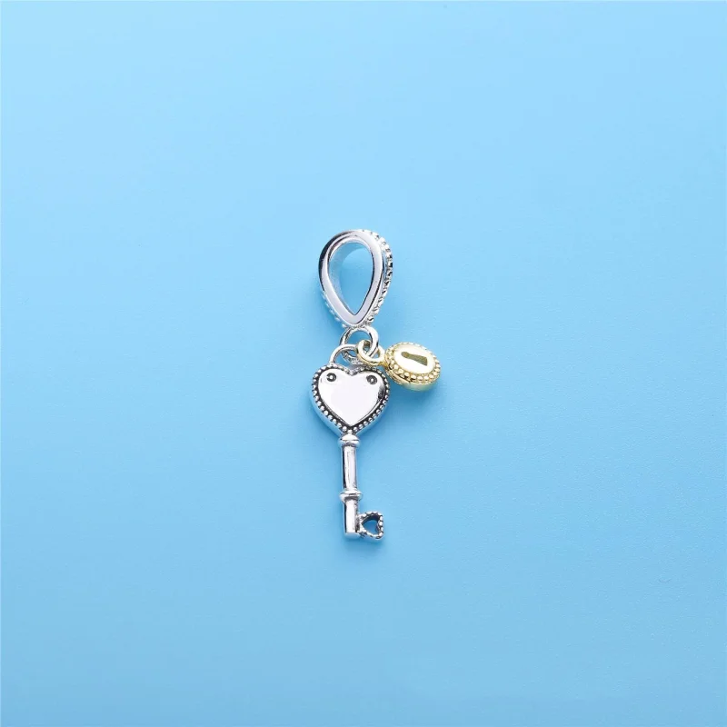 (image for) PANDORA Key to My Heart Dangle Charm - 796593 - View 2