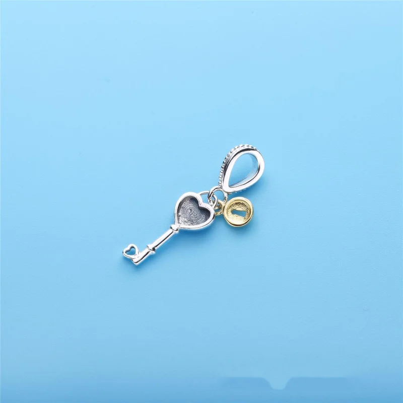 (image for) PANDORA Key to My Heart Dangle Charm - 796593 - View 3
