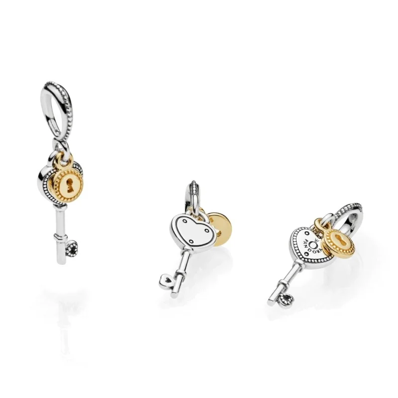 (image for) PANDORA Key to My Heart Dangle Charm - 796593 - View 5