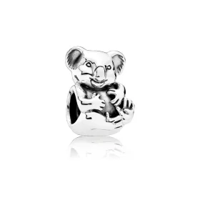PANDORA Koala Silver Charm - 791951 PANDORA Koala Silver Charm - 791951
