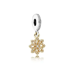 (image for) PANDORA Lace Botanique Pendant Charm - 791757CZ