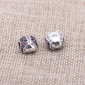 PANDORA Ladybird Pave Silver Charm With Fancy Red Cubic Zirconia - 791484CFR PANDORA Ladybird Pave Silver Charm With Fancy Red Cubic Zirconia - 791484CFR