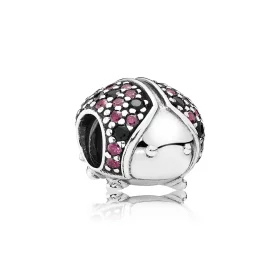 PANDORA Ladybird Pave Silver Charm With Fancy Red Cubic Zirconia - 791484CFR PANDORA Ladybird Pave Silver Charm With Fancy Red Cubic Zirconia - 791484CFR