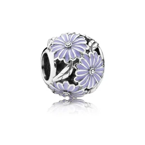 (image for) PANDORA Lavender Daisy Meadow Charm - 791487EN66