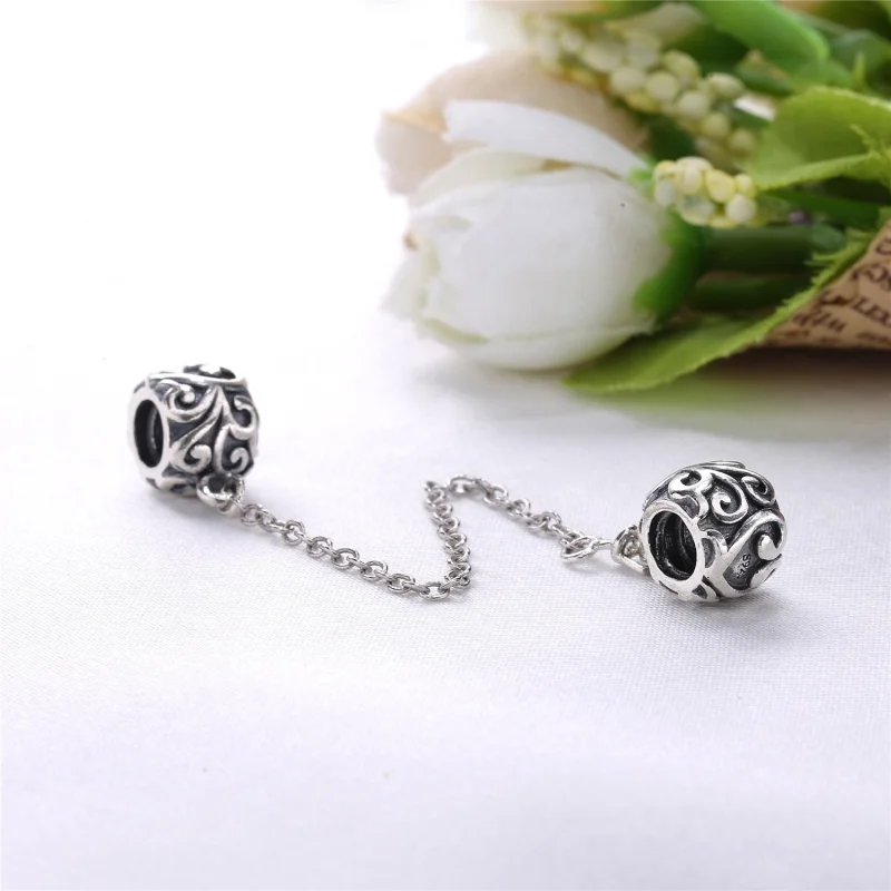 (image for) PANDORA Leaf Safety Chain - PA0001-1 - View 2