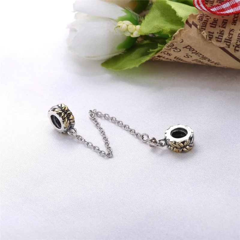 (image for) PANDORA Leaf Safety Chain - PA0005-1 - View 3