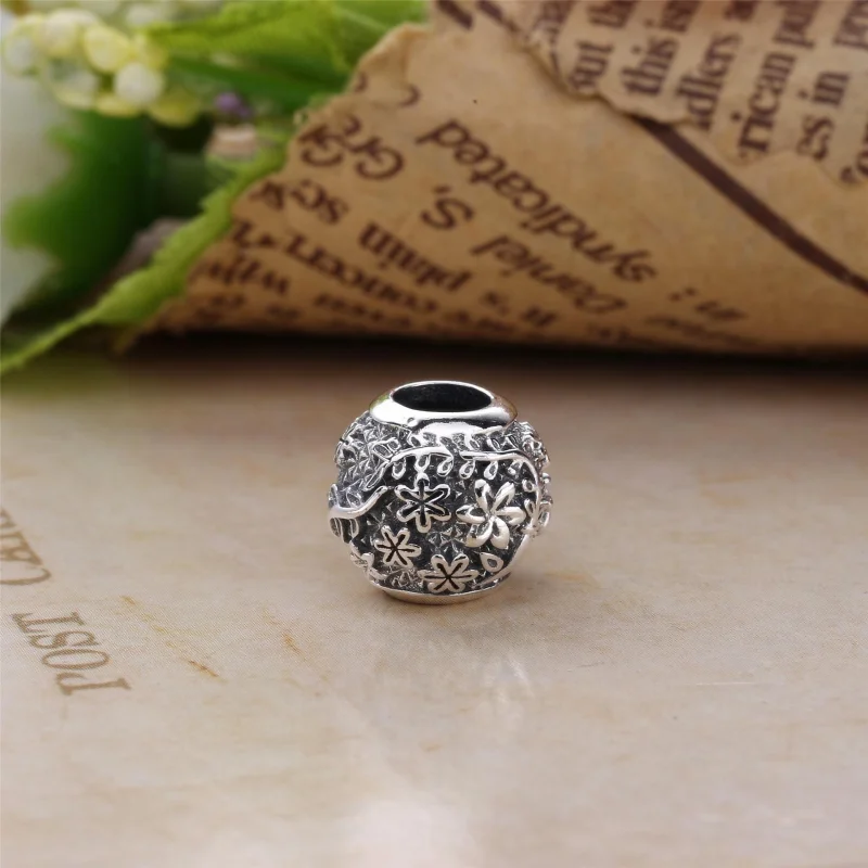 (image for) PANDORA Leaves & Flowers Charm - PS0069-1 - View 3
