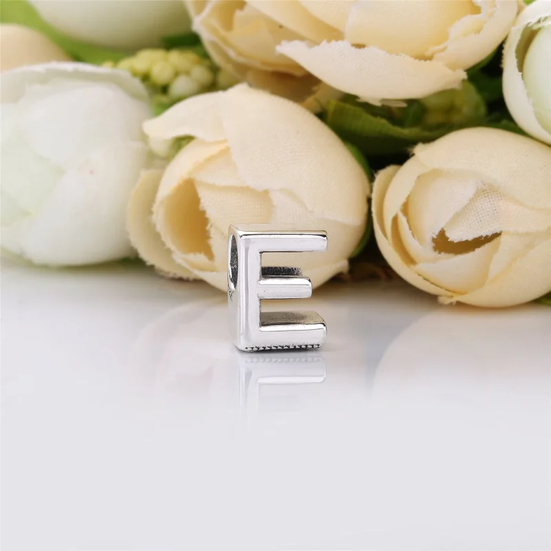 (image for) PANDORA Letter E Charm - 797459 - View 2