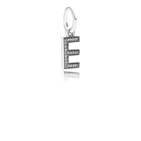 PANDORA Letter E Dangle Charm - 791317CZ
