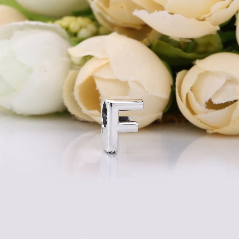 (image for) PANDORA Letter F Charm - 797460 - View 2