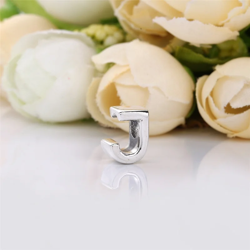 (image for) PANDORA Letter J Charm - 797464 - View 2