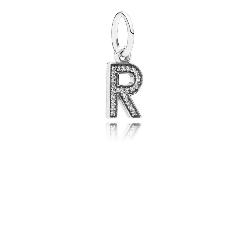 (image for) PANDORA Letter R Dangle Charm - 791330CZ - Product Image