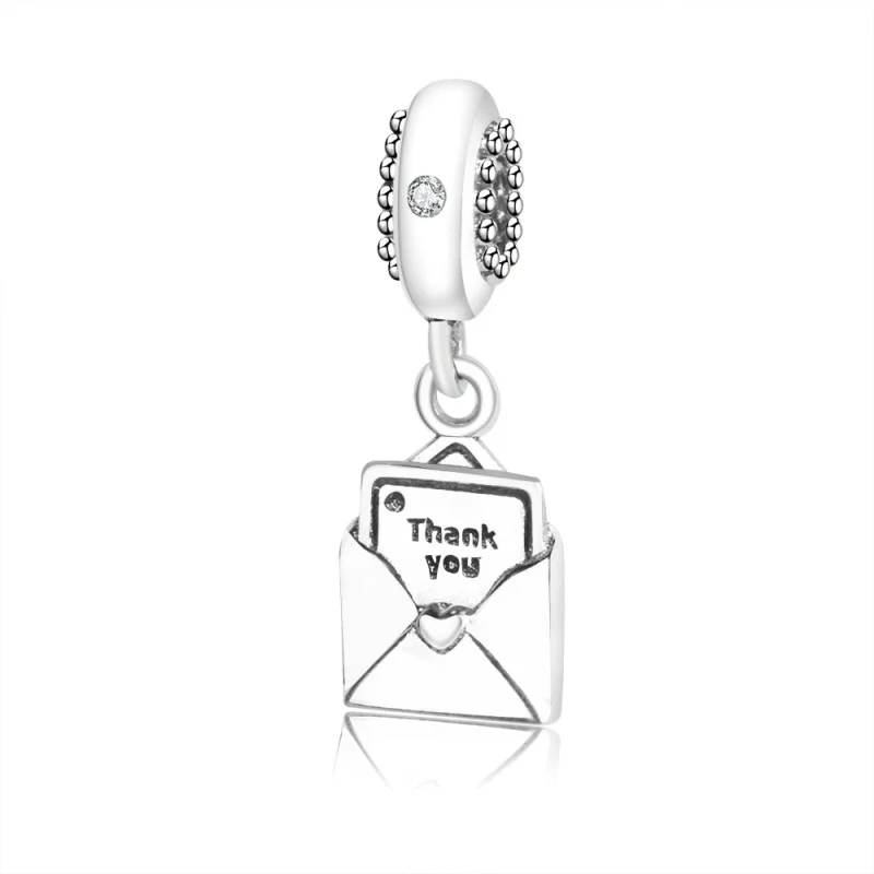 (image for) PANDORA Letter with thank you card Dangle - PJ00465-1 - Product Image