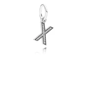 PANDORA Letter X Dangle Charm - 791336CZ PANDORA Letter X Dangle Charm - 791336CZ