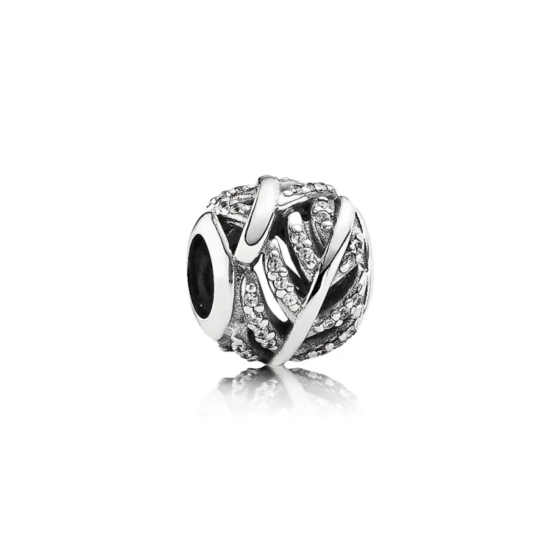 (image for) PANDORA Light As A Feather, Clear Cz Charm - 791186CZ - Product Image