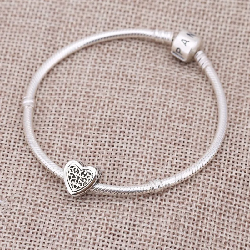 (image for) PANDORA Locked Love Openwork Charm - 791740 - View 3