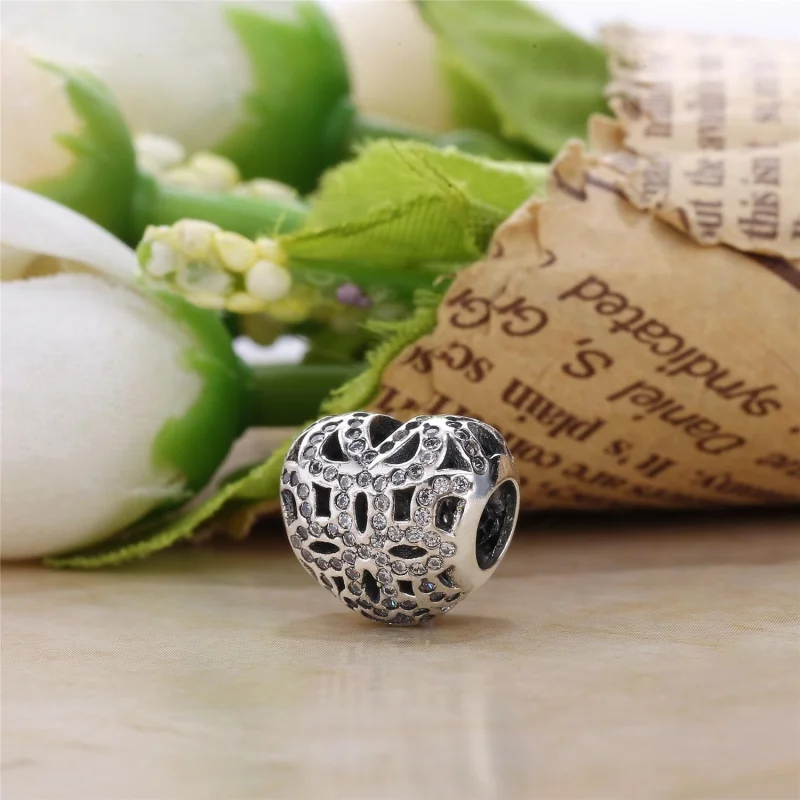 (image for) PANDORA Love Appreciation Charm, Clear CZ 14K Gold - 750837CZ - View 4