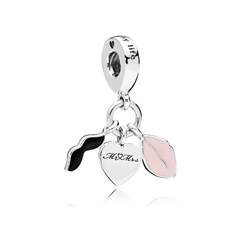 (image for) PANDORA Love Couple Engravable Pendant Charm - 797273ENMX - Product Image