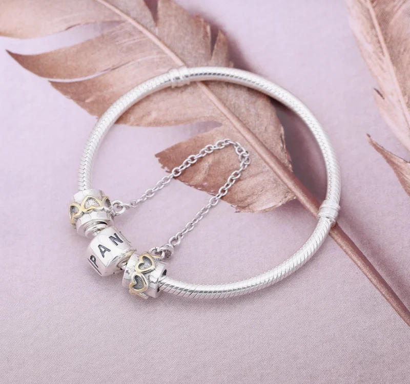 (image for) PANDORA Love Heart Safety Chain - 790307 - View 2