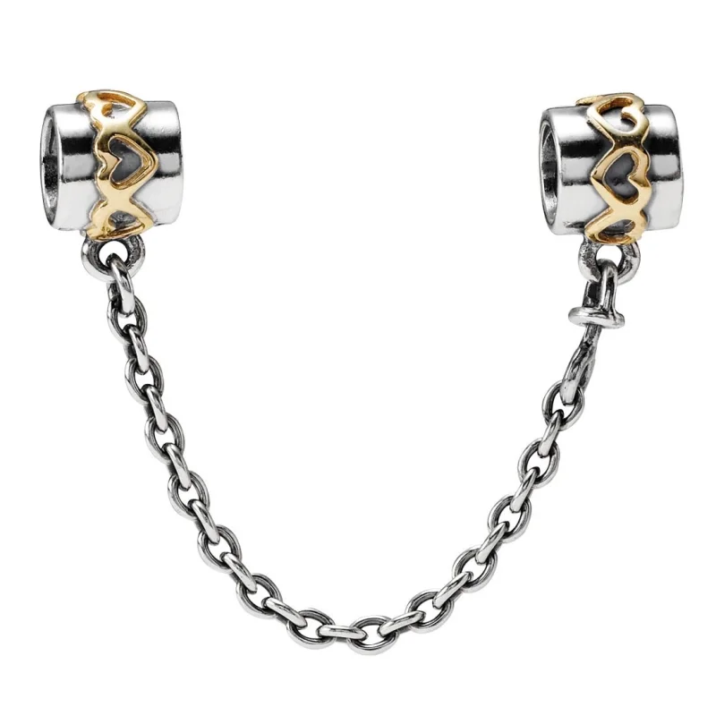 (image for) PANDORA Love Heart Safety Chain - 790307 - Product Image
