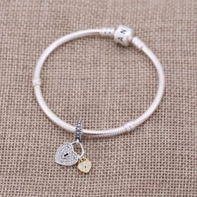 PANDORA Love Locks Pendant Charm - 791807CZ PANDORA Love Locks Pendant Charm - 791807CZ