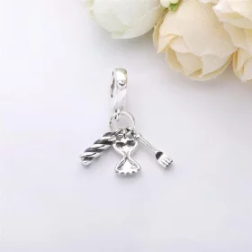 PANDORA Love Pasta Dangle Charm - 797435 PANDORA Love Pasta Dangle Charm - 797435