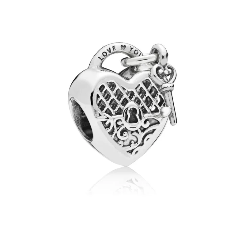 (image for) PANDORA Love You Lock Charm - 797655 - Product Image