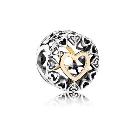 PANDORA Loving Circle Charm, Clear CZ - 792009CZ PANDORA Loving Circle Charm, Clear CZ - 792009CZ
