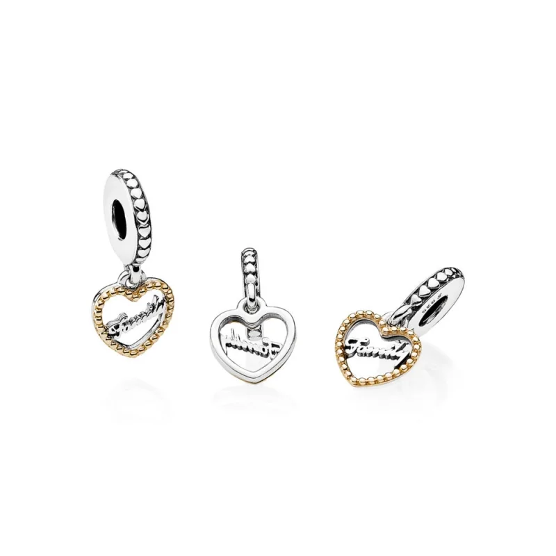 (image for) PANDORA Loving Family Pendant Charm - 792011 - View 4