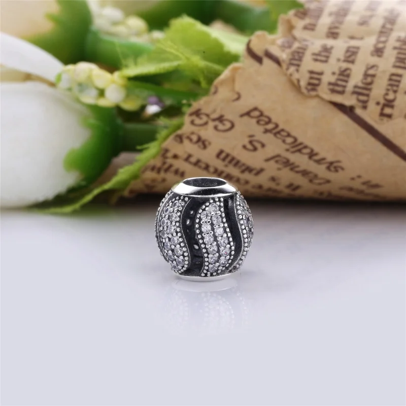 (image for) PANDORA LOYALTY Charm, Clear CZ - 796074CZ - View 3