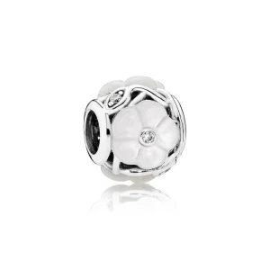 (image for) PANDORA Luminous Florals Charm, Mother-Of-Pearl Clear CZ - 791894MOP