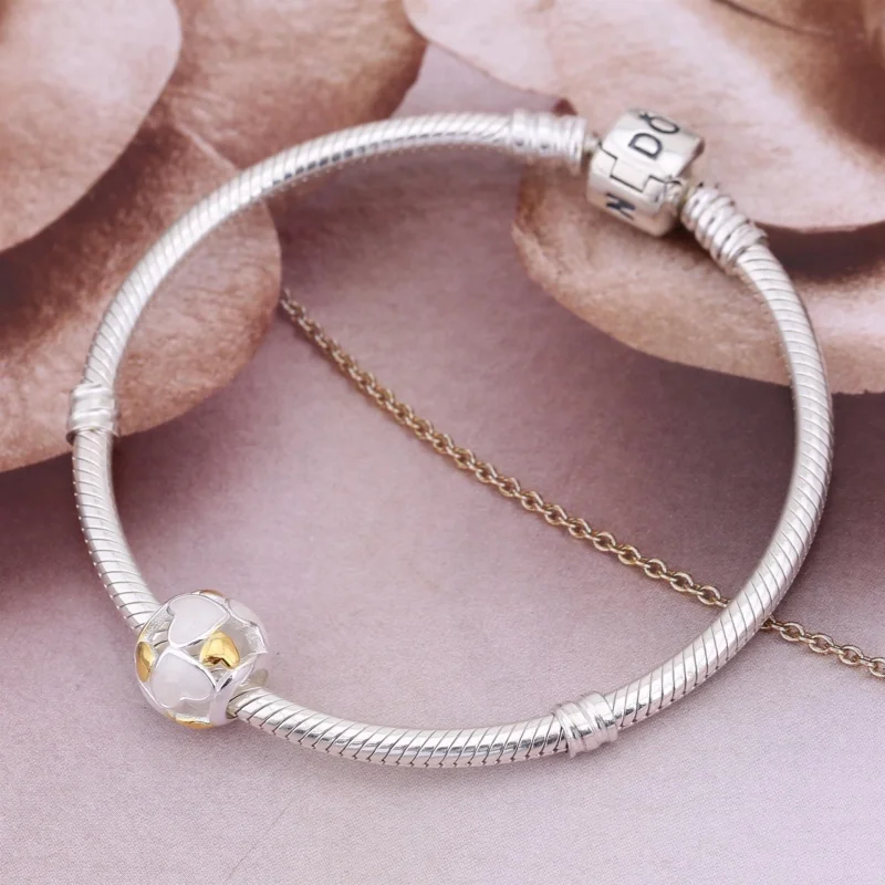 (image for) PANDORA Luminous Hearts Charm - 791879MOP - View 2