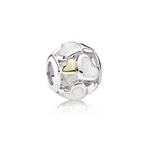 (image for) PANDORA Luminous Hearts Charm - 791879MOP