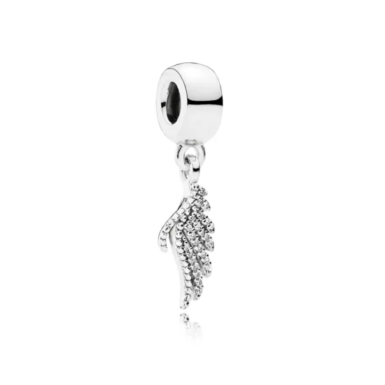 PANDORA Majestic Feathers Pendant Charm - 791750CZ
