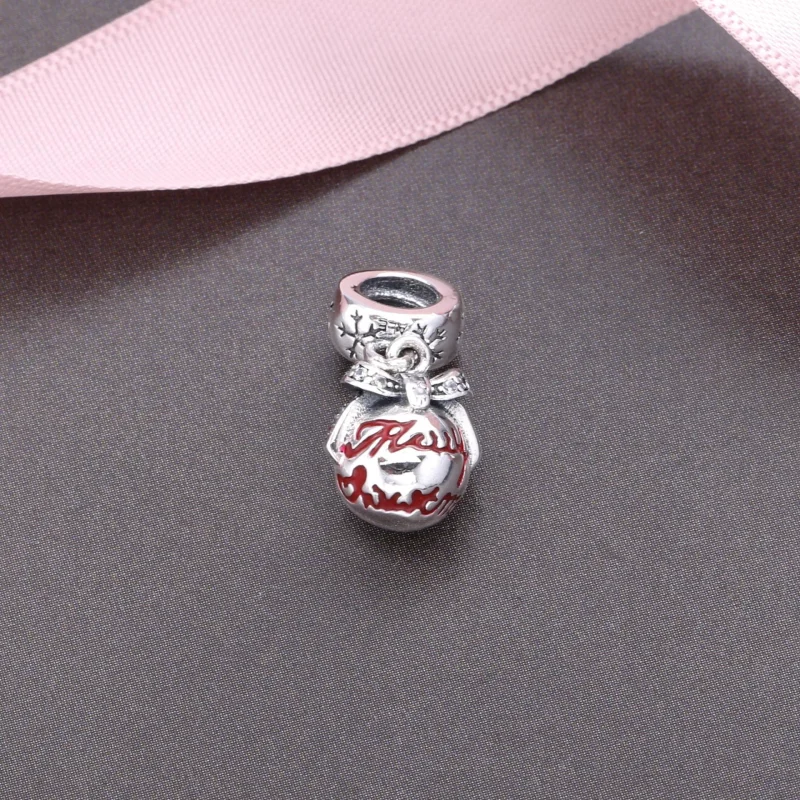 (image for) PANDORA Merry Christmas Bauble Pendant Charm - 792008CZ - View 2