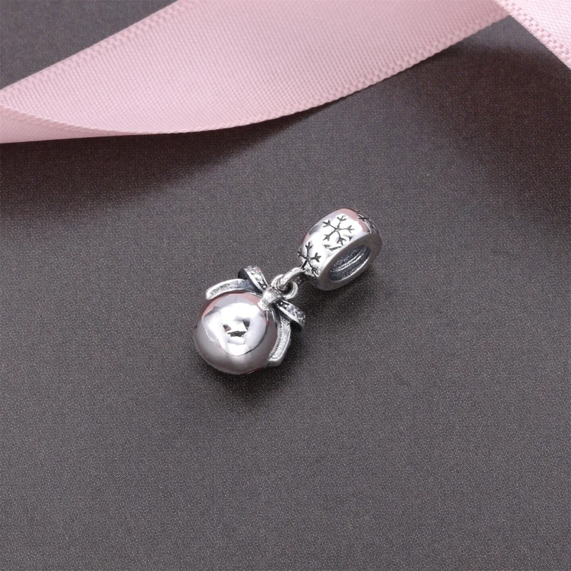 (image for) PANDORA Merry Christmas Bauble Pendant Charm - 792008CZ - View 3