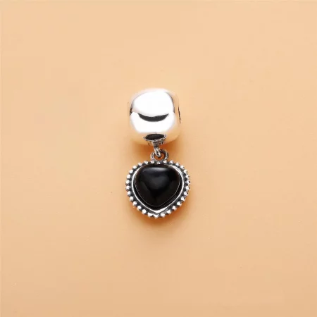 PANDORA Mi amor Dangle, black onyx - 791046ON