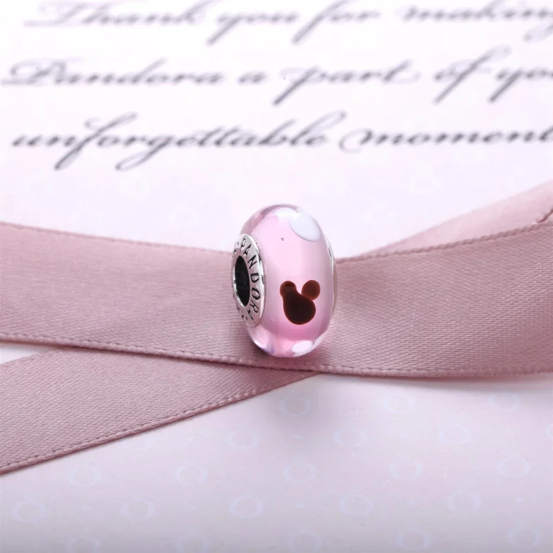 (image for) PANDORA Mickey Mouse Icon Murano Glass Charm - 7501055890728P - View 3
