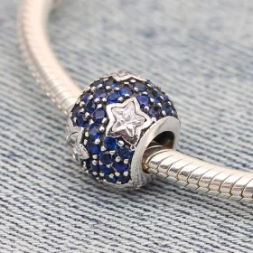 PANDORA Midnight Blue Pavé Stars Charm - 791382CZ PANDORA Midnight Blue Pavé Stars Charm - 791382CZ
