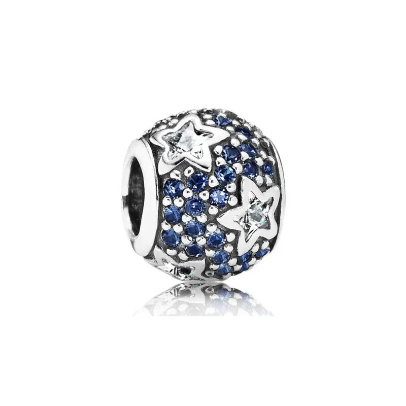(image for) PANDORA Midnight Blue Pavé Stars Charm - 791382CZ - Product Image