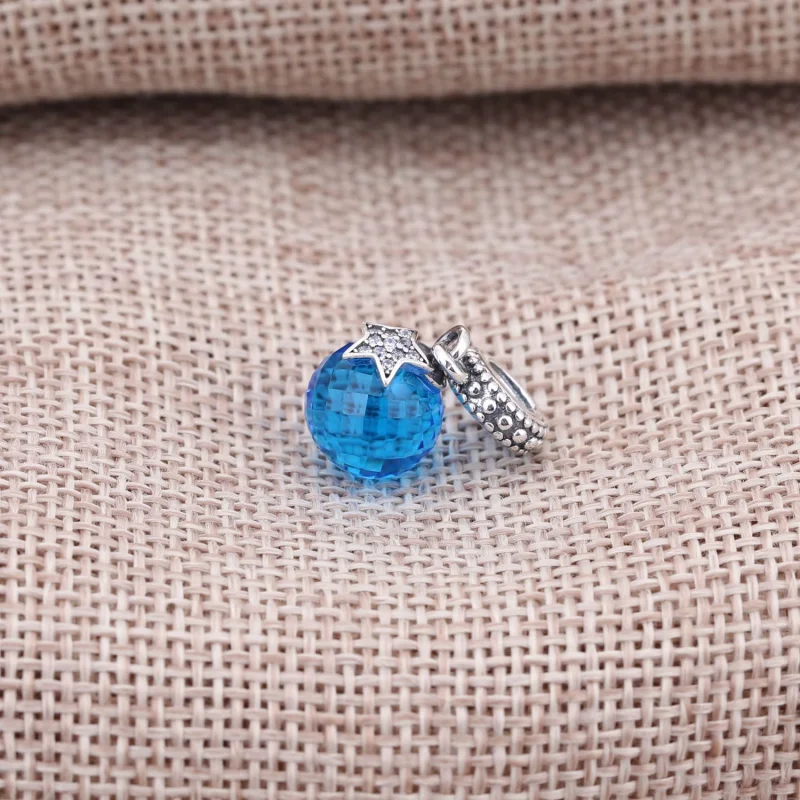 (image for) PANDORA Moon and Star Pendant Charm - 791392CZ - View 5