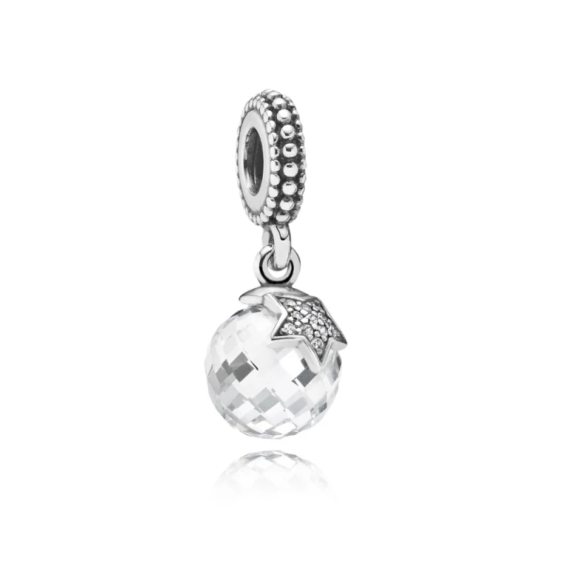(image for) PANDORA Moon and Star Pendant Charm - 791392CZ - Product Image