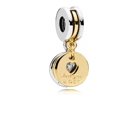 PANDORA More and Most Love Pendant Charm - 767243CZ PANDORA More and Most Love Pendant Charm - 767243CZ