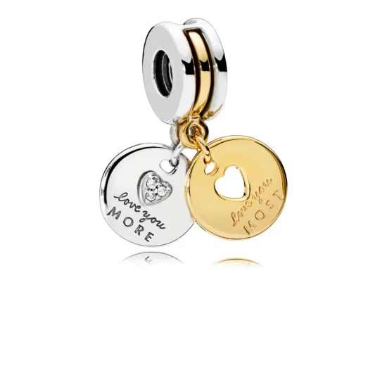 PANDORA More and Most Love Pendant Charm - 767243CZ