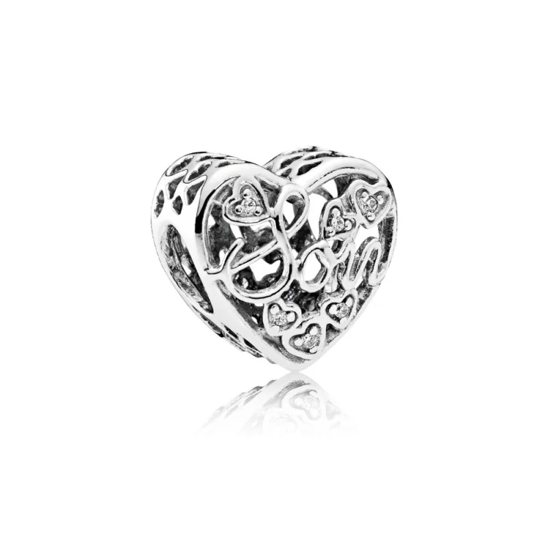(image for) PANDORA Mother & Son Bond Charm - 792109CZ - View 2