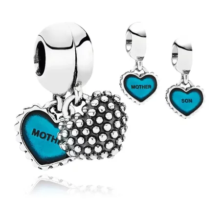 PANDORA Mother & Son Pendant Charm - 791152EN08