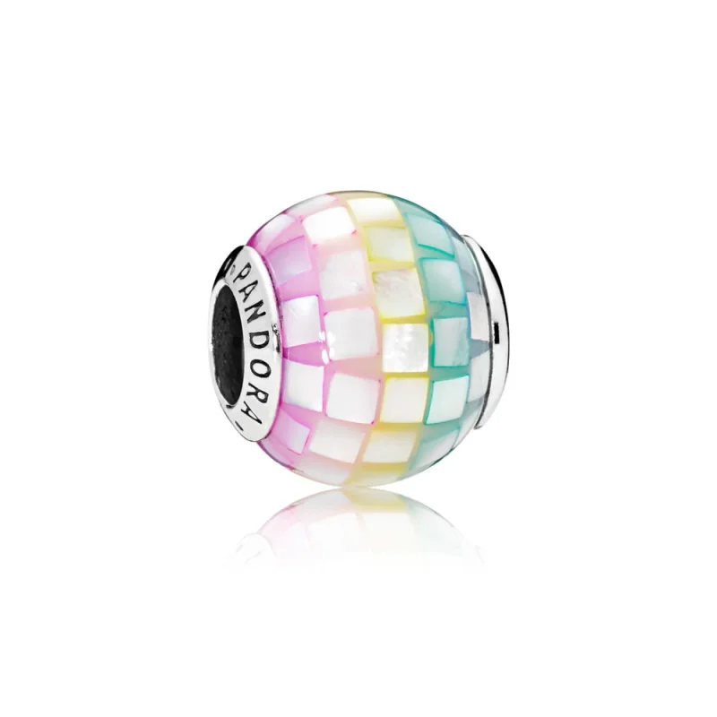 (image for) PANDORA Multi-Color Mosaic Charm, Multi-Colored CZ - 797183MPR - Product Image