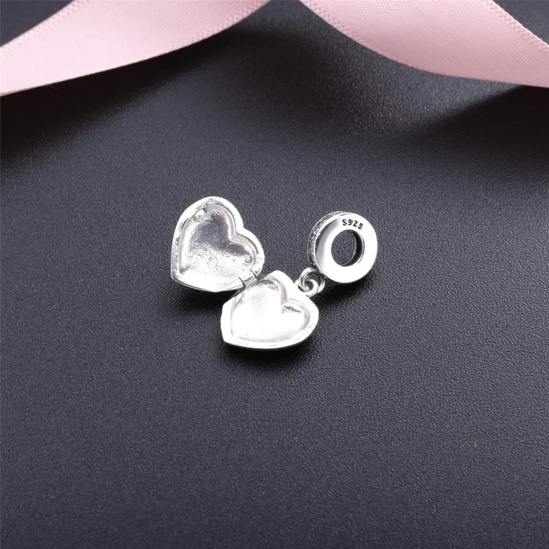 (image for) PANDORA My Beautiful Wife Dangle Charm, Clear CZ - 791524CZ - View 4