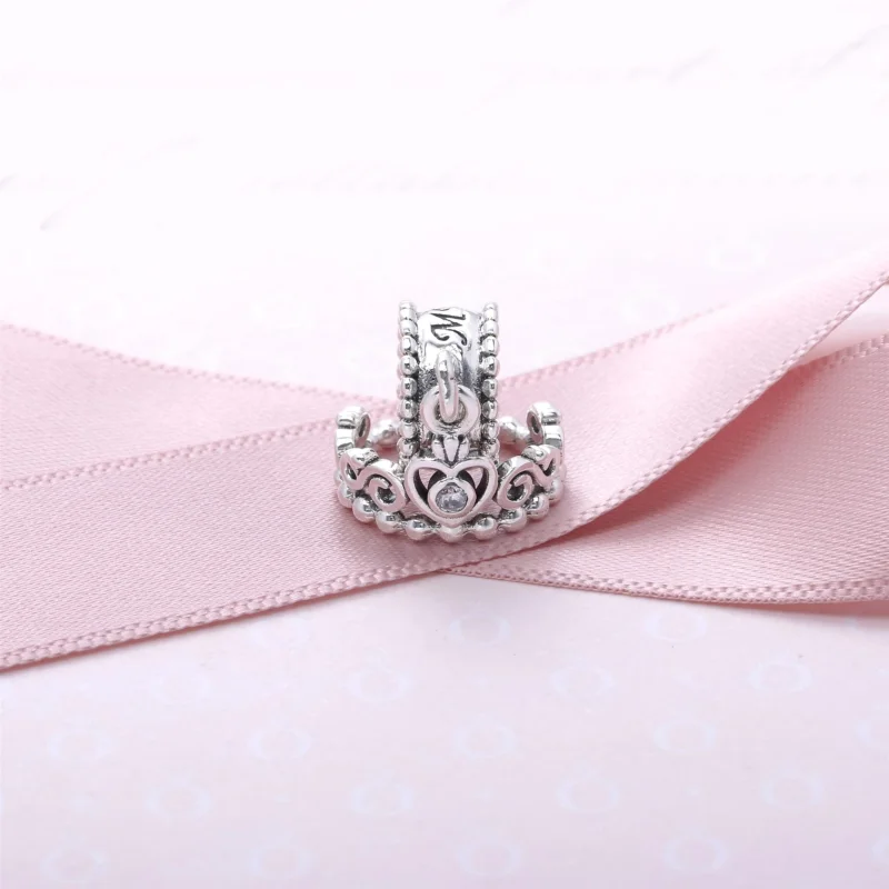 (image for) PANDORA My Princess Tiara Pendant Charm - 791117CZ - View 3