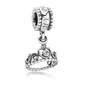 (image for) PANDORA My Princess Tiara Pendant Charm - 791117CZ